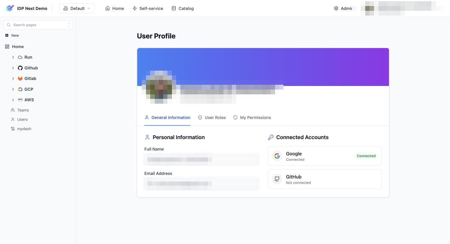 User profile